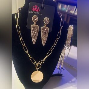 Paparazzi 5 pc Gold Bundle